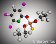 chlorpyrifos molecule